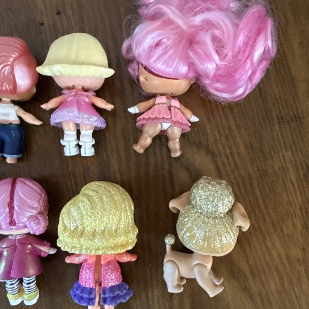 MGA LOL Surprise Doll Mini Fashion Dolls Lot of 9 Girls 1 Dog 3
